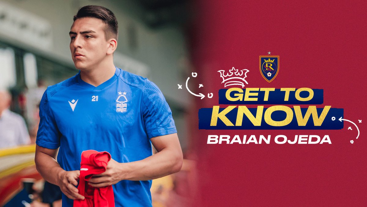 TransferNewsCap's tweet photo. ♧🚨☆ OFFICIAL:
#RealSalt Lake have signed midfielder Braian Ojeda from #NottinghamForest on a season-long loan. #Transfers https://t.co/nDq26kq8kL