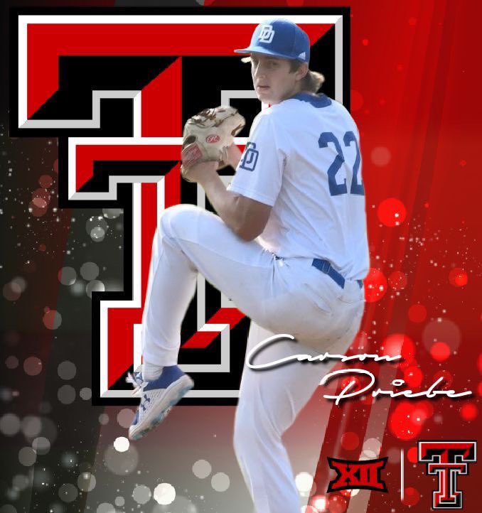 I’m very blessed and excited to announce that I have committed to further my academic and baseball career at Texas Tech University. I’d like to thank God, my family, coaches, and teammates for helping me along the way. #gunsup 
<a href="/DulinsDodgers/">Dulins Dodgers</a> <a href="/DulinsTX/">Dulins Dodgers (TX)</a> 
<a href="/WakelandBaseba1/">WakelandBaseball</a>