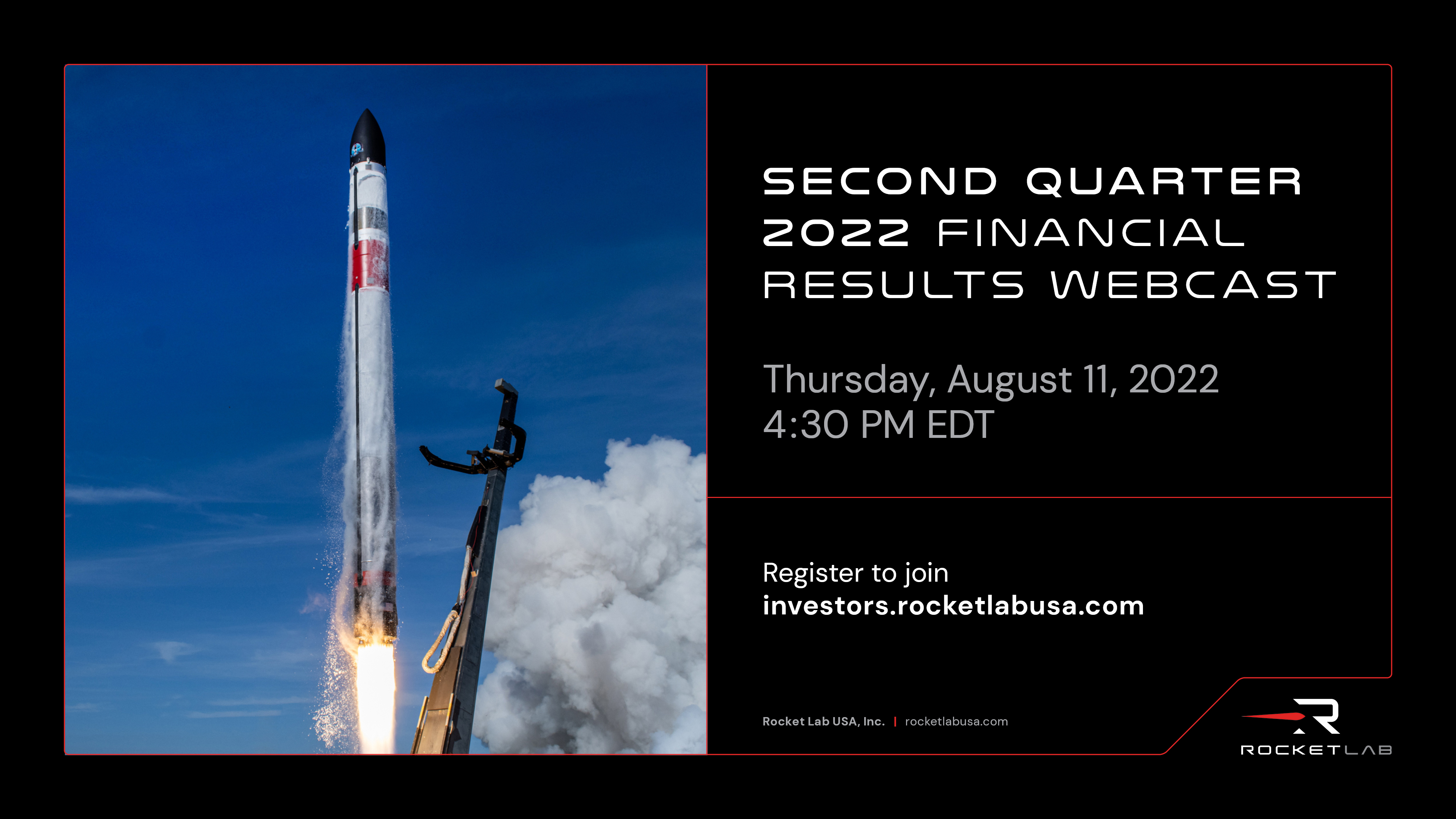 Rocket Lab on Twitter "Join us next week for our Q2 2022 financial