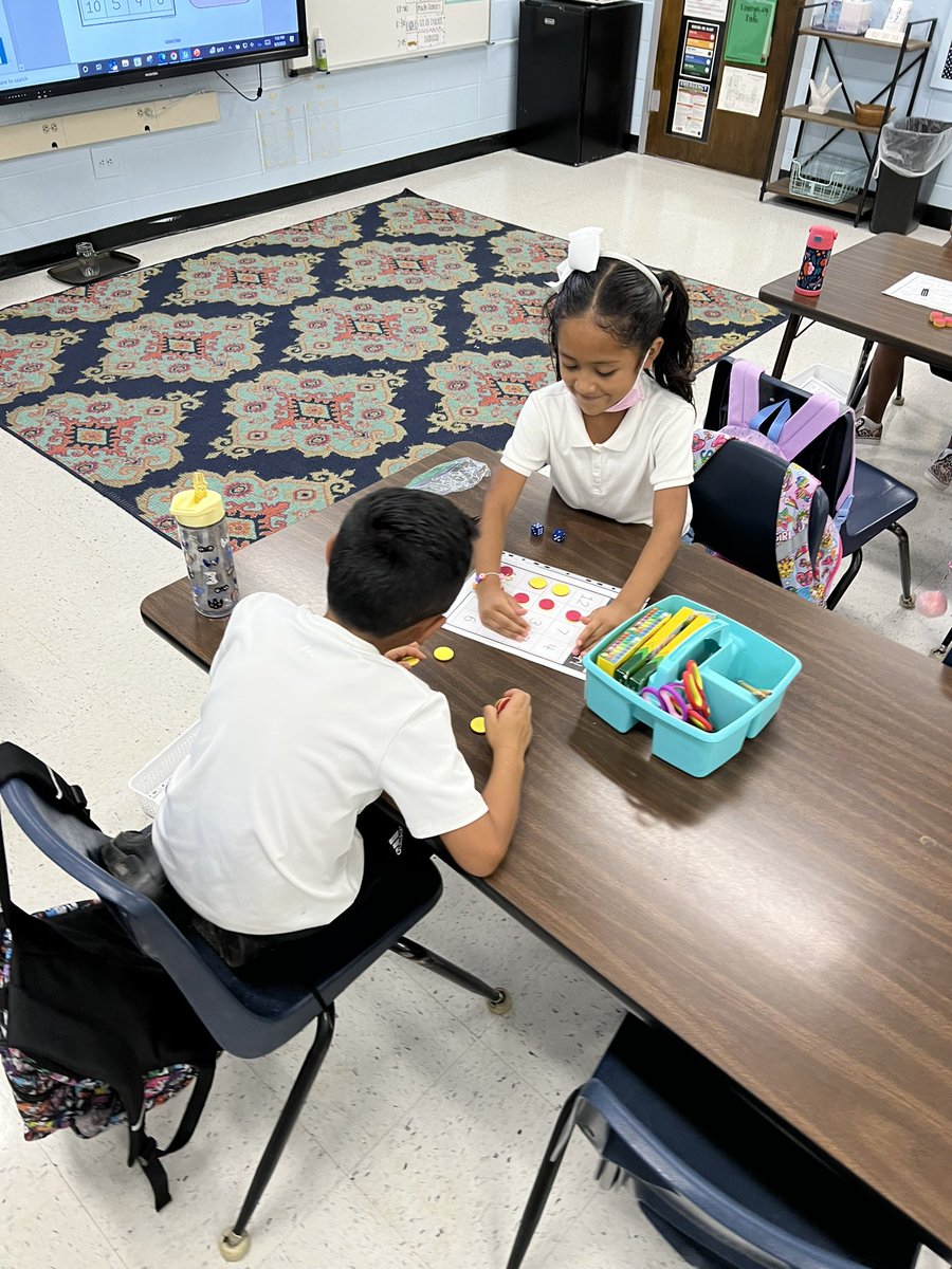 MrsSett2nd's tweet photo. Math Centers! These 2nd grade scholars are practicing working together playing math games &amp; “scooting” around the room! I’m so proud of them! 🥰🫶🏼 @FairOaksEagles https://t.co/jyGnrvLlUl