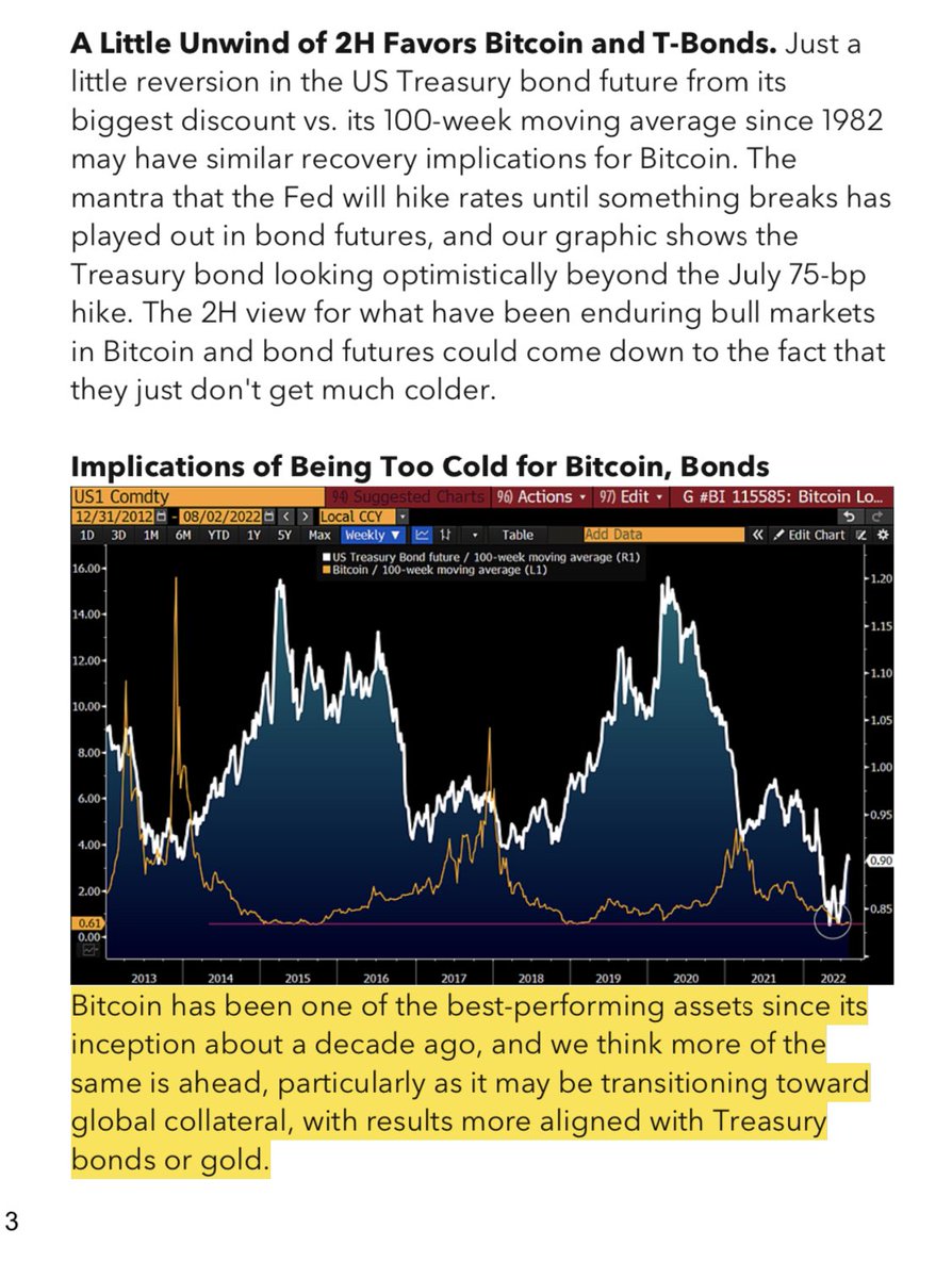 Latest Bloomberg Intelligence report predicts that #bitcoin will continue being the “best performing asset” this decade