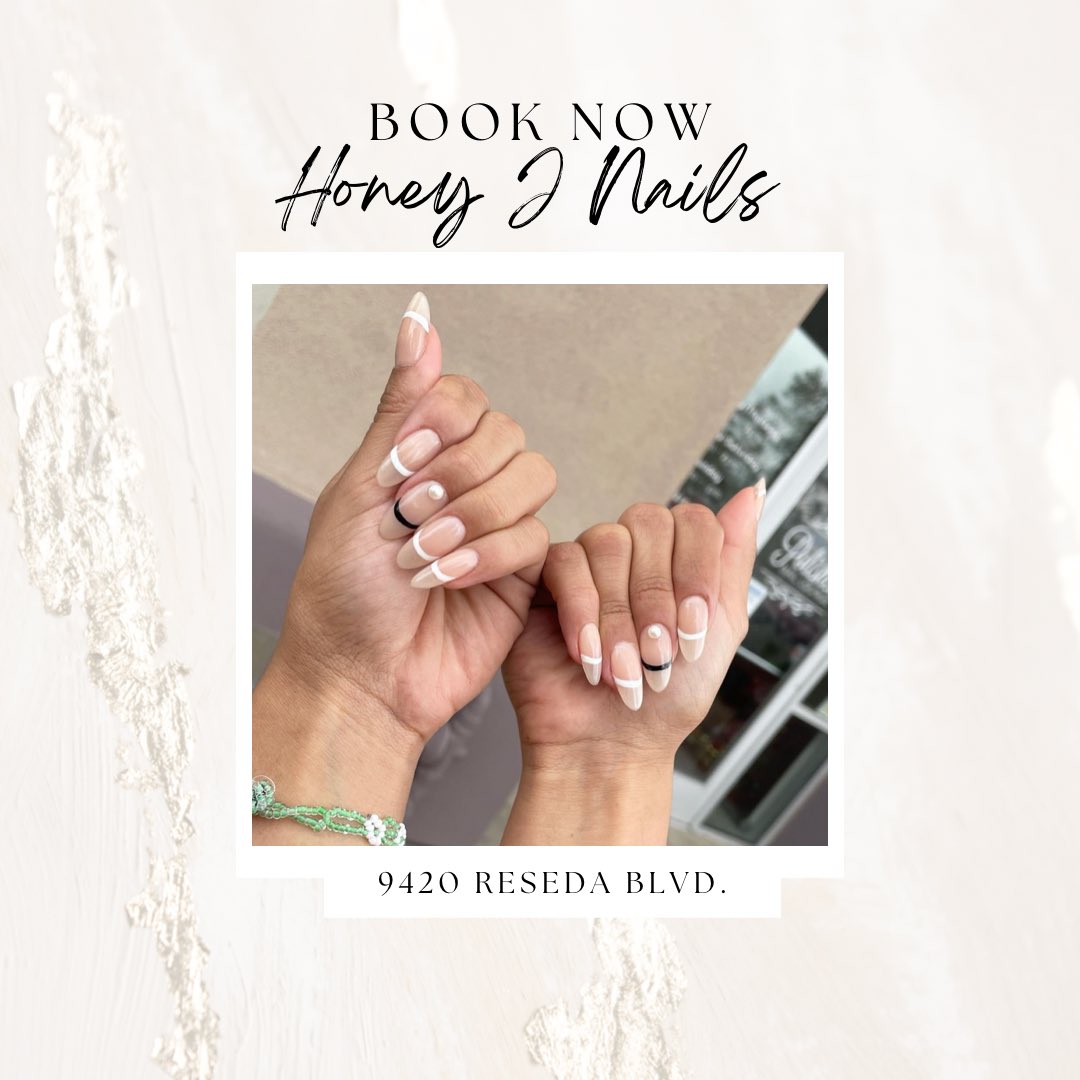 Head on over to our IG and BOOK NOW with our very talented Nail Tech! 💅🏼💅🏼 #booknow #nails #nailsonfleek #nailporn #NailPolish #nailart #NailCare #naildesign #simple #northridge #csun #explorepage #Twitter #AllOrNothingArsenal #skynews #