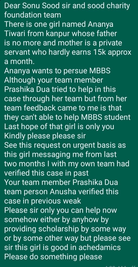 IndianJusticef1's tweet photo. Student Name -Ananya Tiwari
Kanpur
090269 80217
Mobile number
@DuaPrashika @ManavJ7 @SonuSood @SoodFoundation https://t.co/yjoGS4neaU
