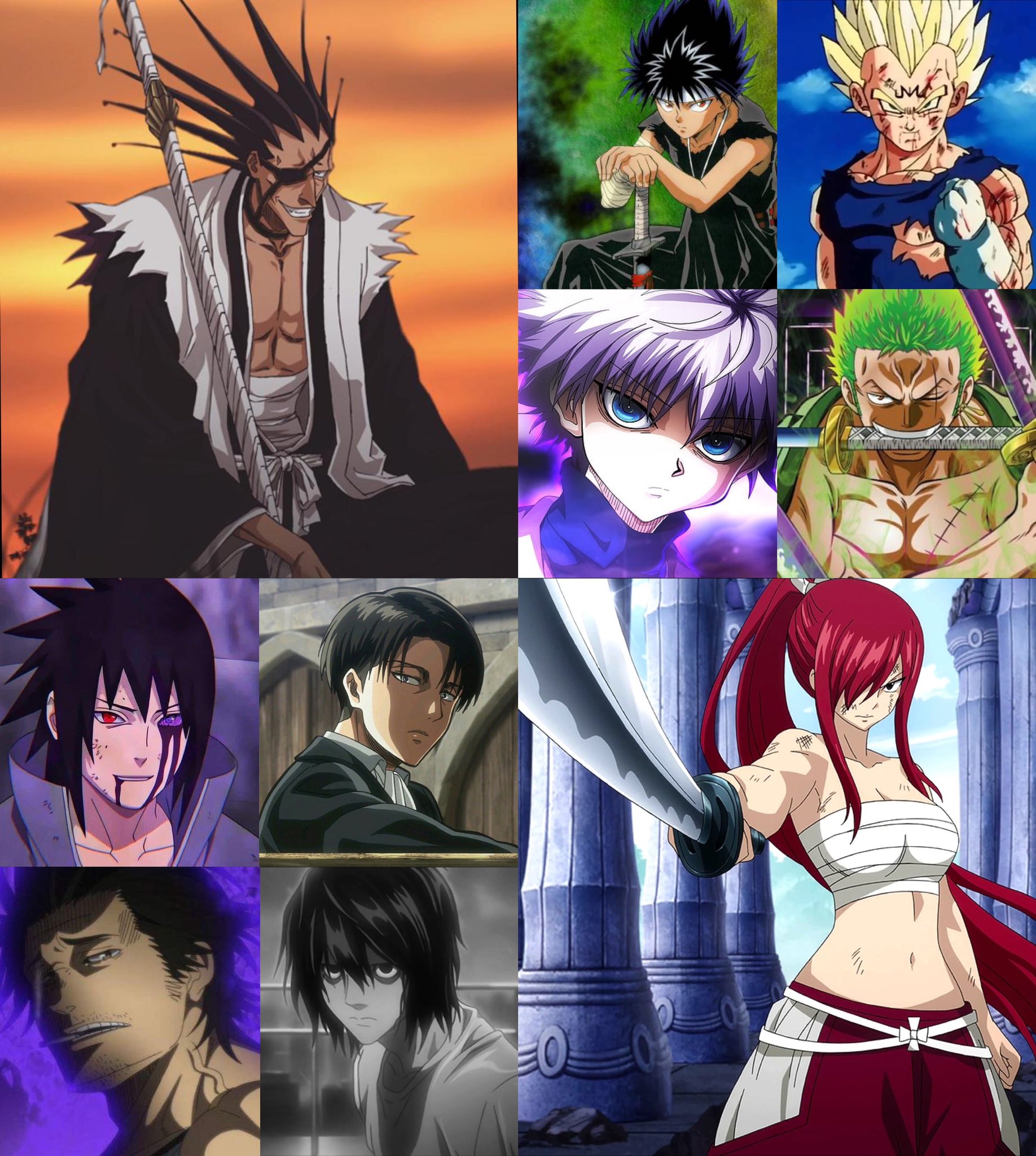 Zahir (sometimes streams) on X: Best anime character tier list on this app  🥱  / X