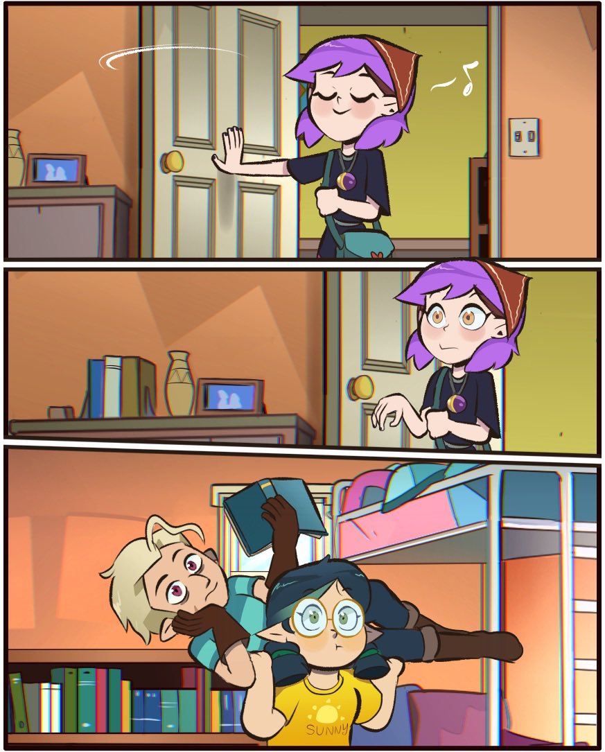 MoringmarkMark's tweet photo. Gym at Home #TheOwlHouse #toh https://t.co/6hLXNxudCZ