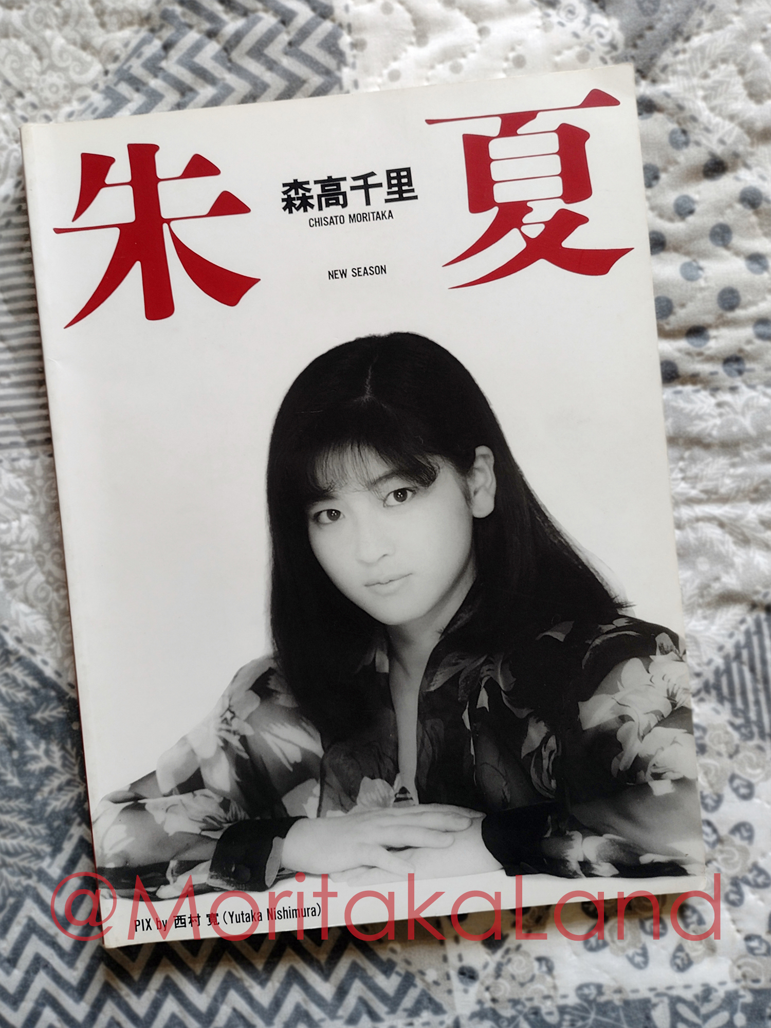 森高千里 CHISATO new season ポスター。