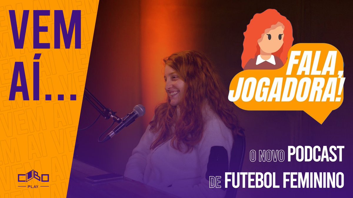 NaniChemello's tweet photo. Vem aí! Fala, jogadora! ⚽️👩🏻🦰
Um podcast sobre futebol feminino com convidados especiais!
Em breve nos canais CuboPlay. É daqui. É pra todo mundo!
https://t.co/fKuOIZbrIb
#CuboPlay #FalaJogadoranaCuboPlay https://t.co/VAjlSjVoiS