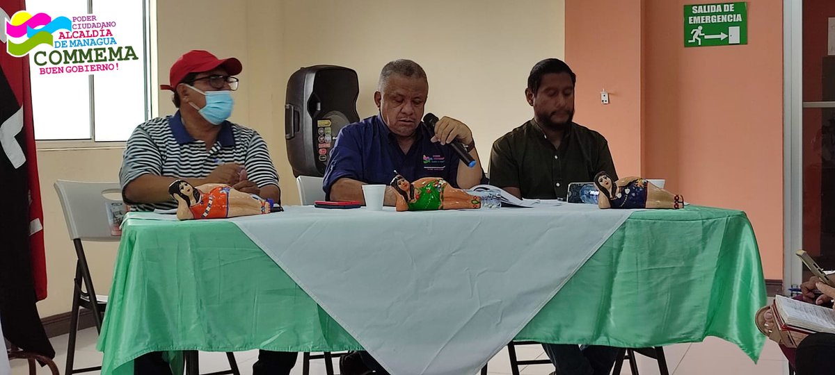 alma_commema's tweet photo. 🔊 La tarde del Jueves 04 de Agosto del 2022. La Corporación Municipal de Mercados de Managua COMMEMA realiza la Presentación de avance del Programa Pollo Solidario a las Asociaciones de Comerciantes y protagonistas del Pollo Solidario de los 8 Mercados de Managua.🐥🐣 https://t.co/U4JZNj1YJT