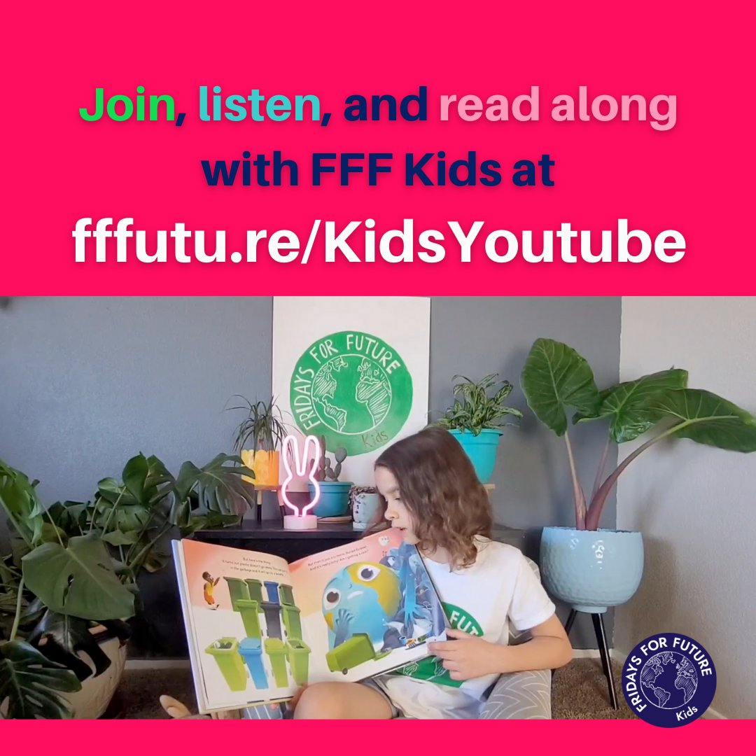 FFF Kids’ August Book Reading: Greta and the Giants 🌏💚

“This inspiring picture book retells the story of Greta Thunberg - the Swedish teenager who has led a global movement to raise awareness about the world’s climate crisis” 💫

📚 Watch the reading at fffutu.re/KidsYoutube