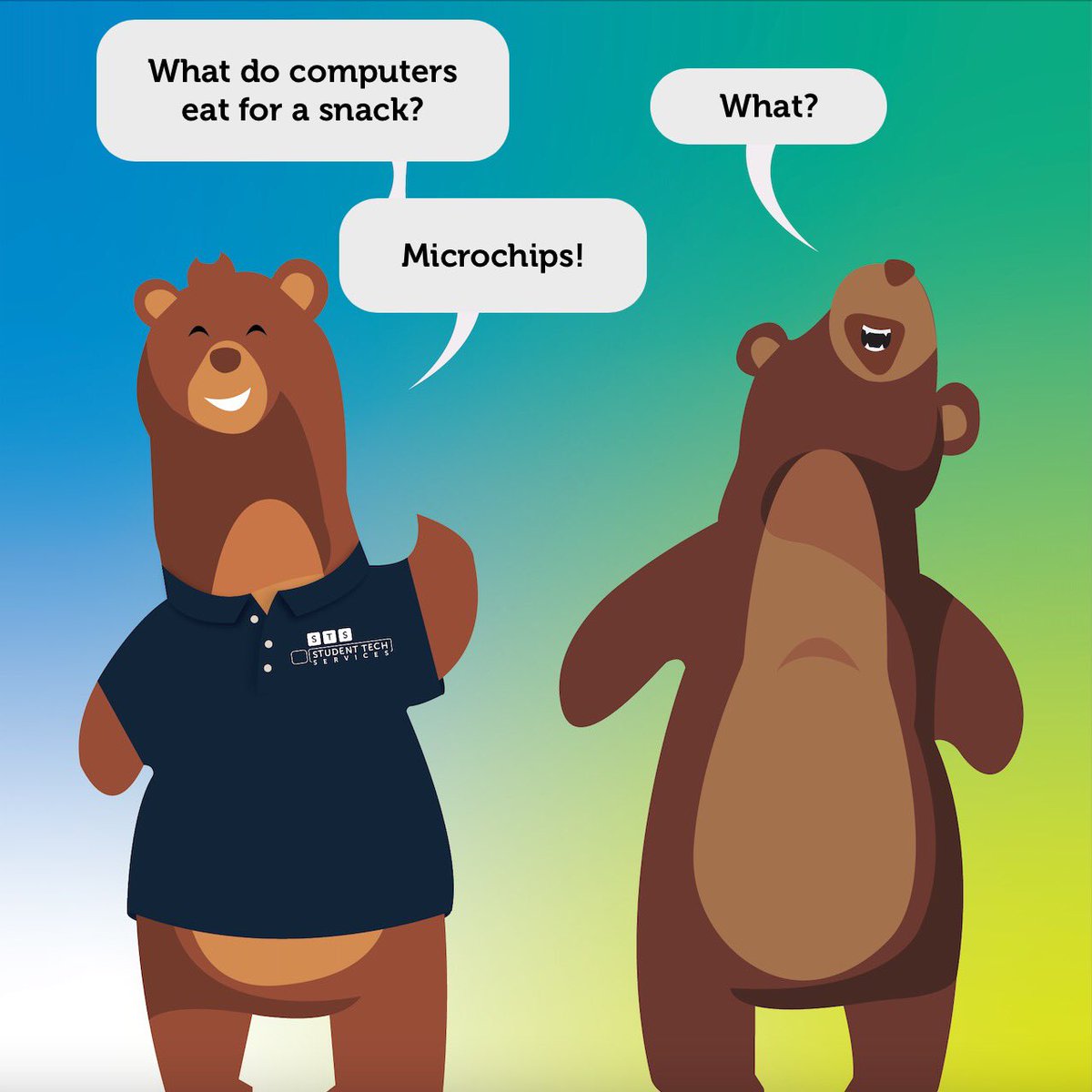 UCBStudentTech's tweet image. Its the frst Tech Joke Thursday of August! Do you have a favorite technology or computer joke? We&apos;d love to hear it, shoot us a dm on Instagram!