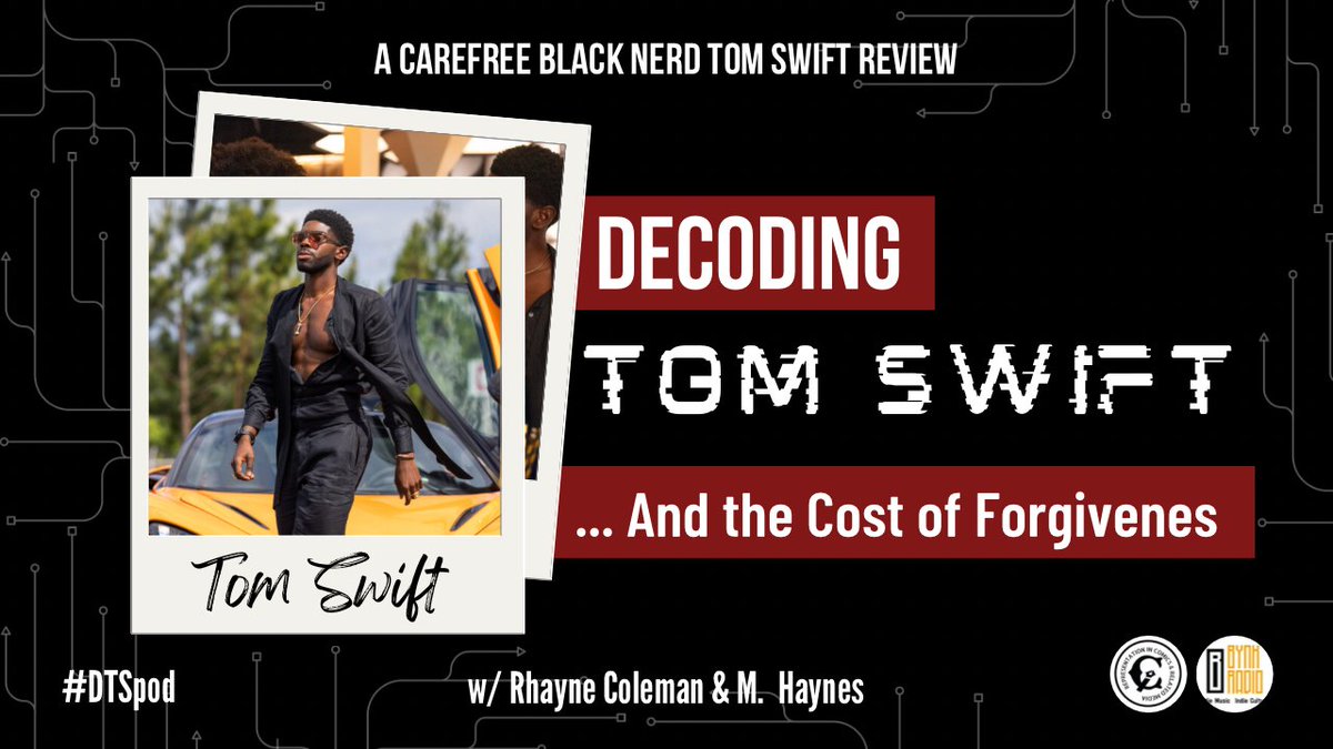carefreeblerd's tweet image. 🚨 WE LIVE. Be sure to Follow @LooseAsADEUCE &amp;amp; I as we discuss 

...And the Cost of Forgiveness

Join us LIVE in the comments 6:00C/7:00E

#DTSpod 💎 // #SwiftSquad #CWTomSwift #SwaggerIsAScience #SAVETomSwift

⏯ [ youtu.be/jbyGq5HHyo4 ]