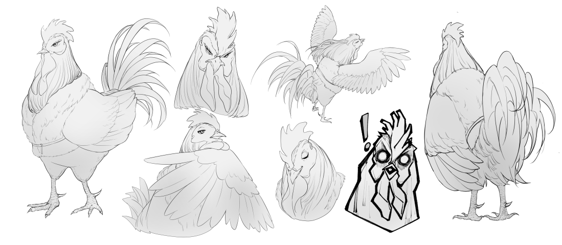The Hero, Kung-fu Master, and Titular Chicken of #BewareofChicken

Art is again by <a href="/Tsu_wariwap/">tsuu</a>