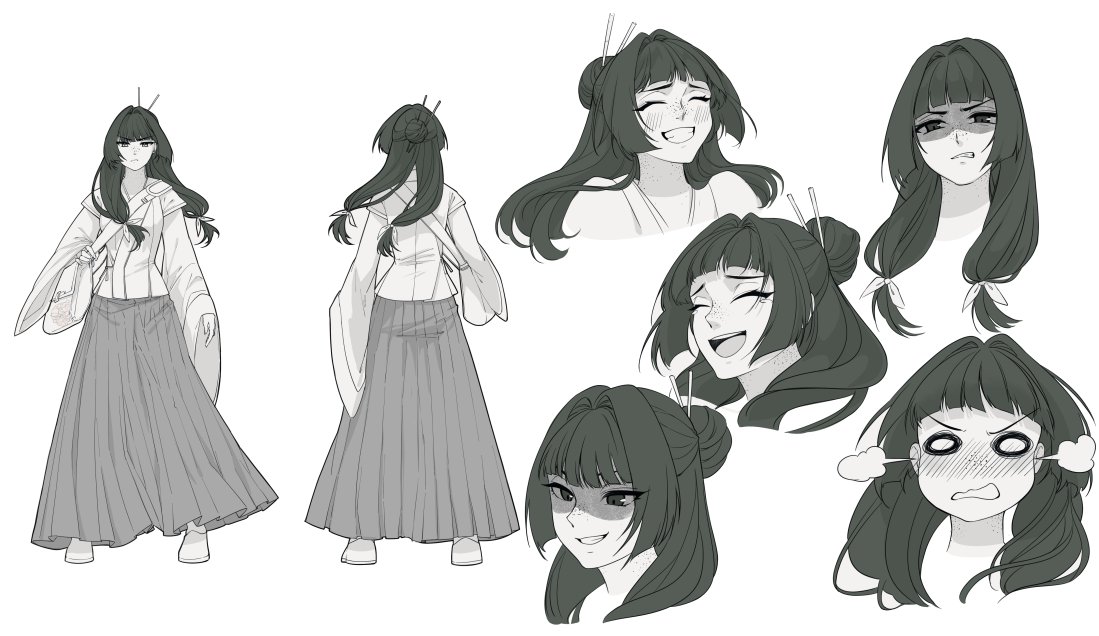 Meiling Expression Sheet