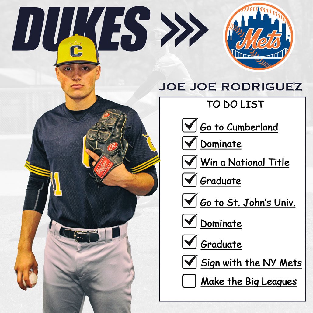 GoRCDukes's tweet image. Congratulations to Joe Joe Rodriguez 19’ on signing with the @Mets! He is the third Duke since 2016 to join the Mets organization and 9th former Duke to play professional baseball since 2014.

Full story: dukesathletics.com/general/2022-2…

We are so proud of you @TheRealJoeJoe17!