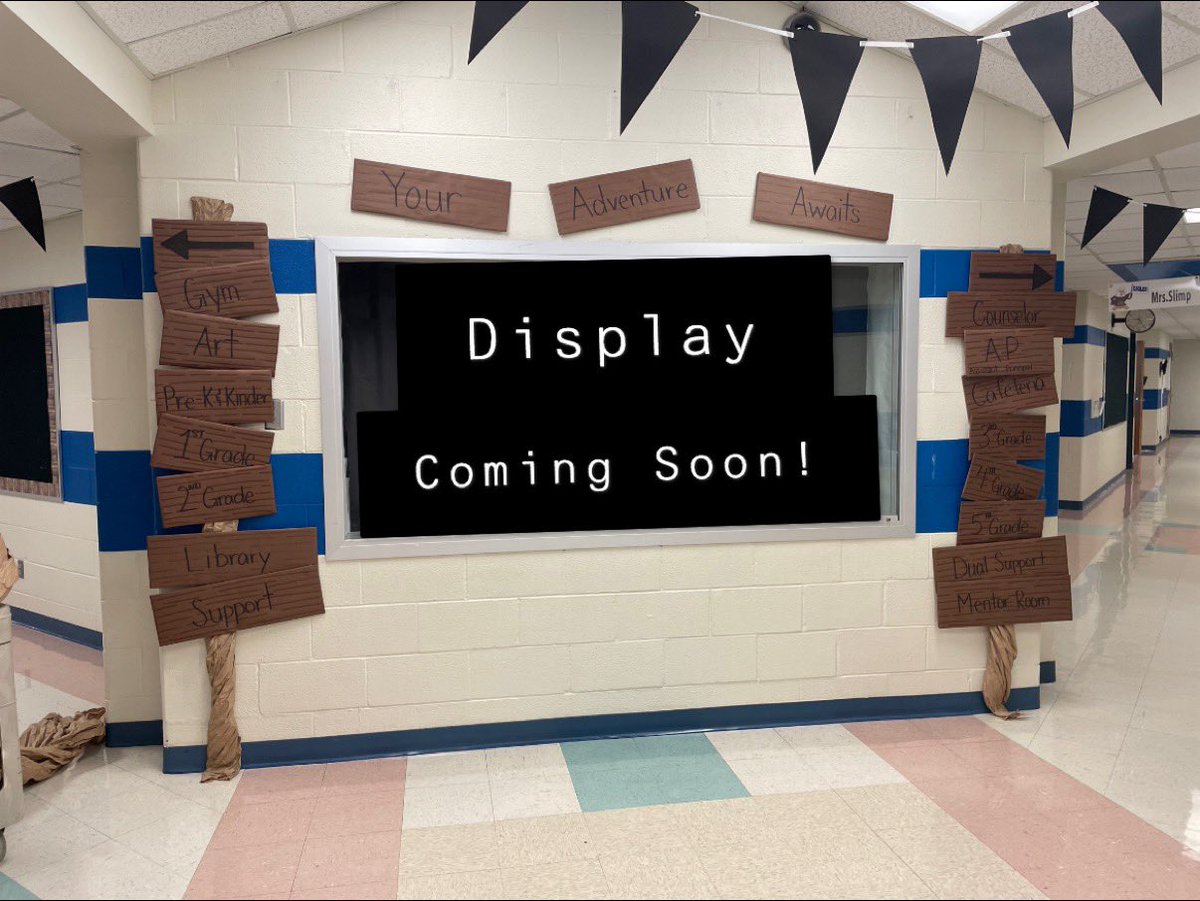 mrtalavera1's tweet photo. Check out some of the decor! Been busy at work to make sure our kiddos have another Amazing Year at School! #rannelementary #adventureawaits https://t.co/OhTlan6vbu