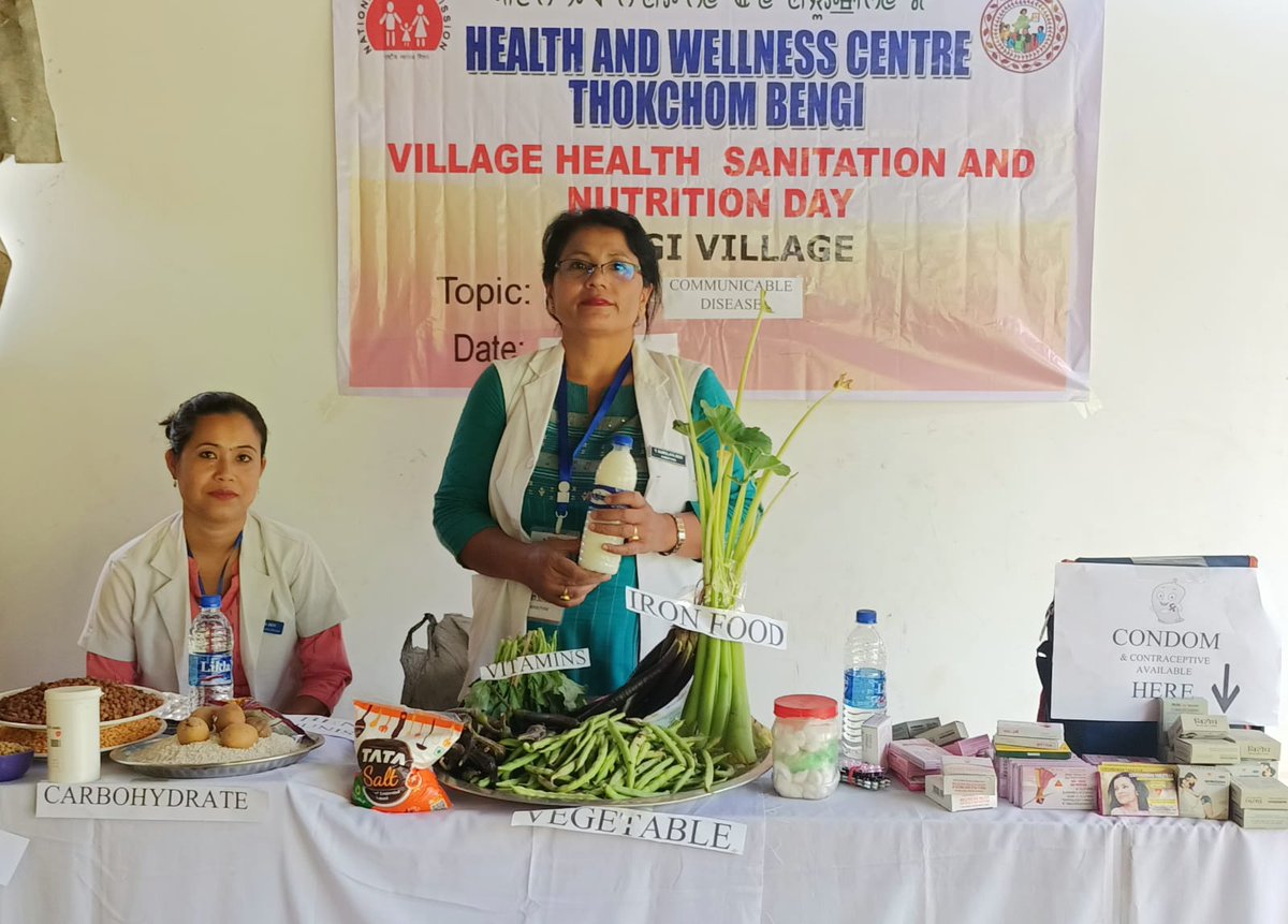 anm_fhw's tweet photo. Village Health Sanitation And Nutrition Day at Bangi Village  Under HWC  Thokchom Bengi . https://t.co/7PVDCqXqO7