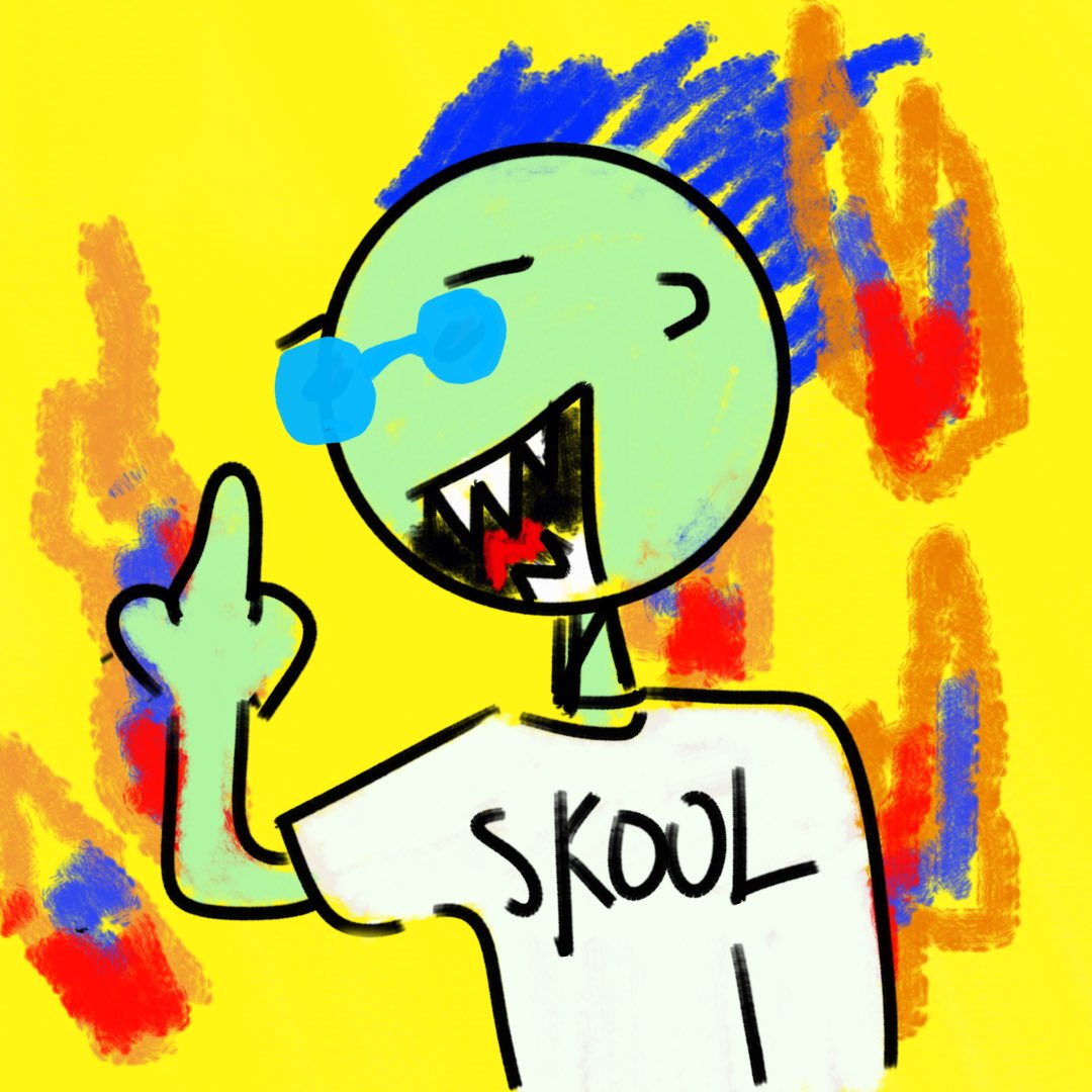 This <a href="/sketchy_kidz/">nobody</a> wanted to give all the <a href="/shawnyingtju/">ShawnYing</a> and <a href="/MultiVAC_Global/">MultiVAC</a> haters something to talk about 🤣😈

$MTV TO THE MOON 🌙 

Follow us for more Crappy #nft #art soon on @EpicGalleryMTV