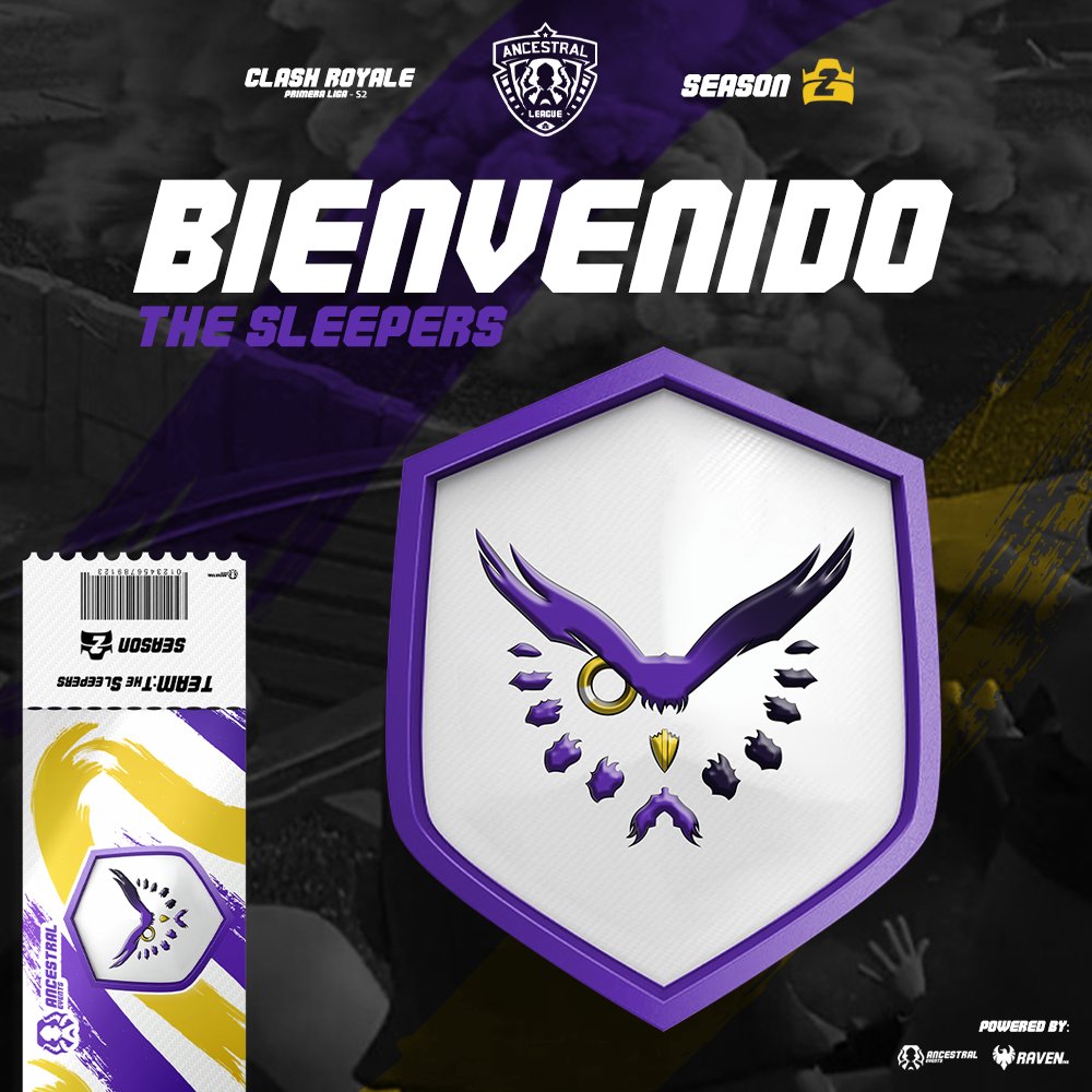 LE DAMOS LA BIENVENIDA AL EQUIPO 
<a href="/TheSleepers4CR/">The Sleepers</a>  👑🎉

ClashRoyale - S2 x Ancestral Events.