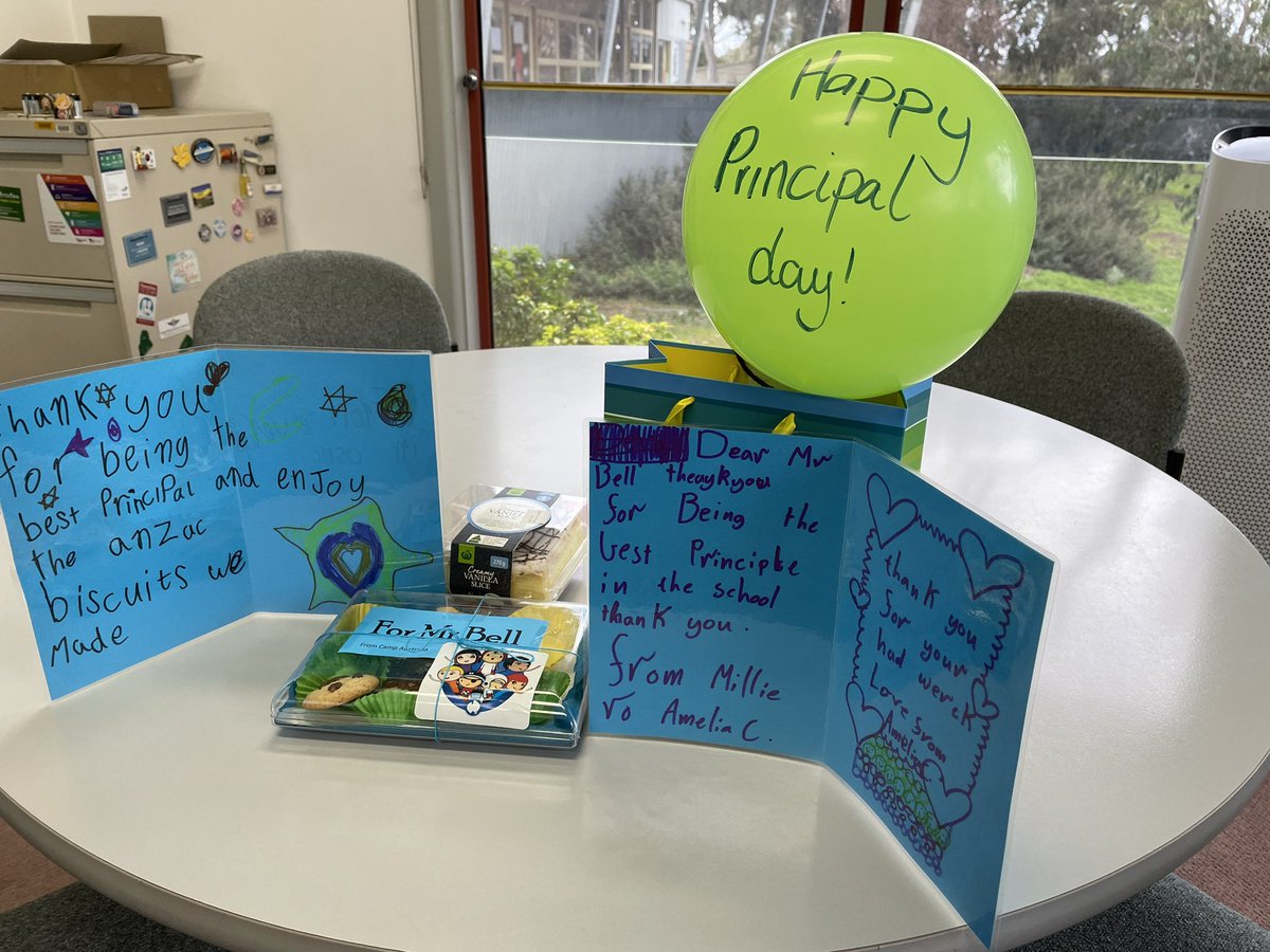 LeonBell15's tweet photo. I am already spoiled on Principal day #principalsday2022 https://t.co/Rg0nXQgQcP