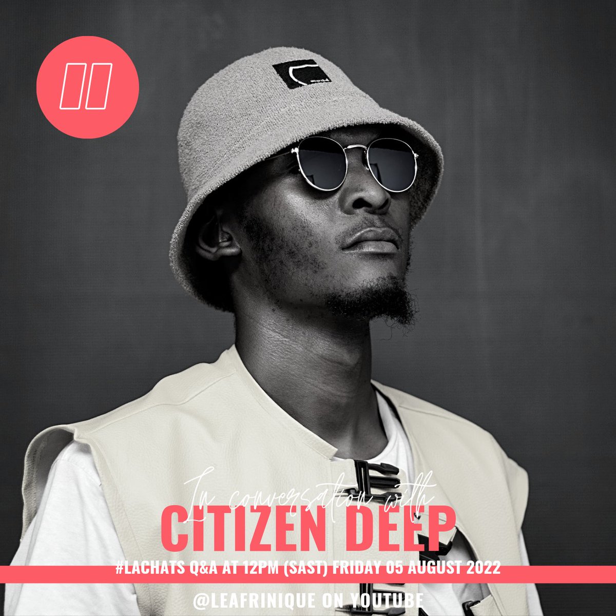 lamagafrica's tweet photo. PREMIERING TODAY: #LAChats With @ItsCitizenDeep Before The Release Of His Album #Arcade2
🎥 https://t.co/R8R2mKTVVK https://t.co/YV5OYRTORH