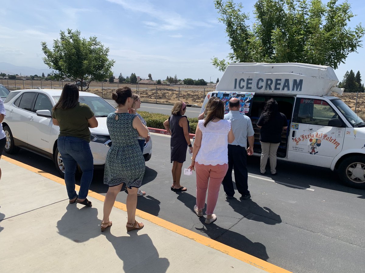 Thank you <a href="/BETA/">Matt</a> for our sweet treat today!!! Doesn’t matter how old you are, ice cream trucks are so much fun!!! 
Thank you board member, Edward John Patiño Jr for sharing your ice cream truck!!! 
#SCAL #burtonelementaryteacherassociation