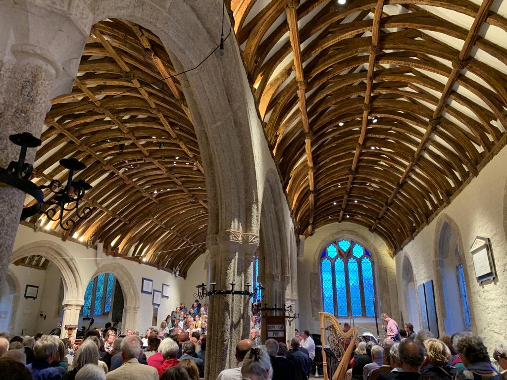 jmadeleinehale's tweet image. Amazing final performance ⁦@StEndellionFest⁩ #PeterGrimes with #MarkPadmore ⁦@SophusBevanus⁩ ⁦@RGCWbaritone⁩ . Some of the musical scores were provided by ⁦@KatrinaWright6⁩ ⁦@plymlibraries⁩ music service - hurrah for public libraries!