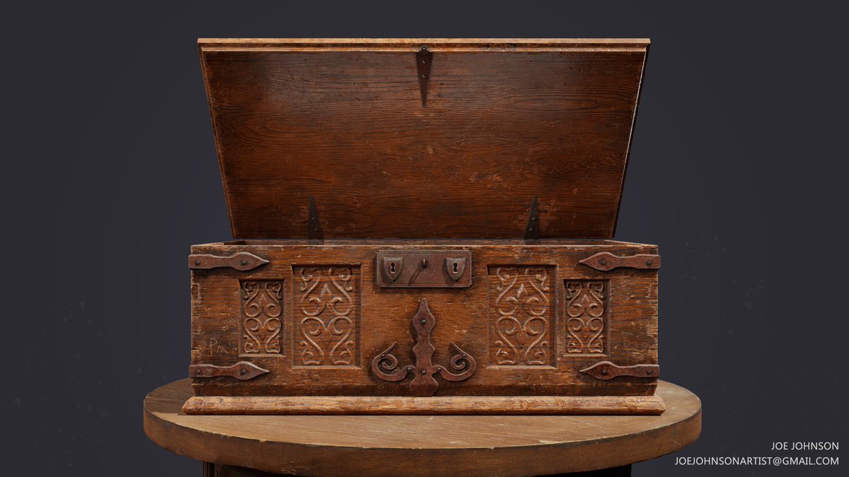Joe_Johnson3D's tweet photo. It is done! Here is the second in a series of props for a larger environment I'm working on. Huge thanks to the XYZ discord for all the feedback. Render in
@marmosetco #gameart #3dart #madewithsubstance #ExpPointsInt #Dinusty #Zbrush #3dmodeling #Marmoset
https://t.co/m9O2q1CdwC https://t.co/Ywm2GVTs8p