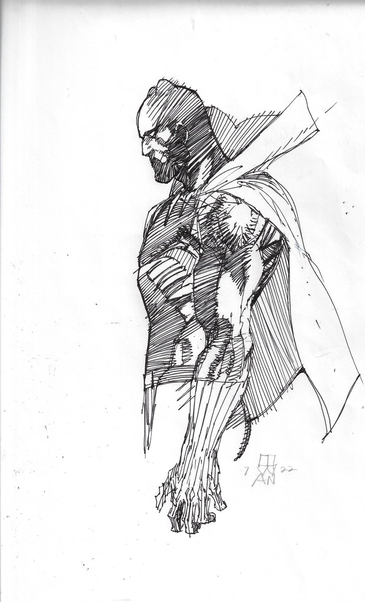DenysCowan's tweet image. The Black Panther
pen and ink on bond paper