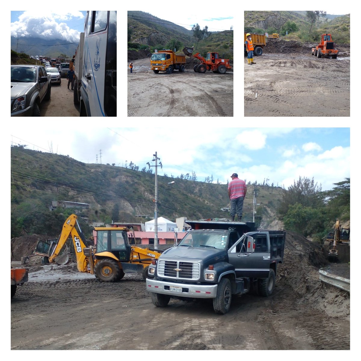 Atrovolqec's tweet photo. Con el apoyo de @lacamaradequito y @epemseguridad  nuestro equipo reporto el levantamiento de 640 metros cúbicos de #Escombros en los Barrios #SantaClaraDelComún y #BellaMaría https://t.co/Vu8wpcTGNF