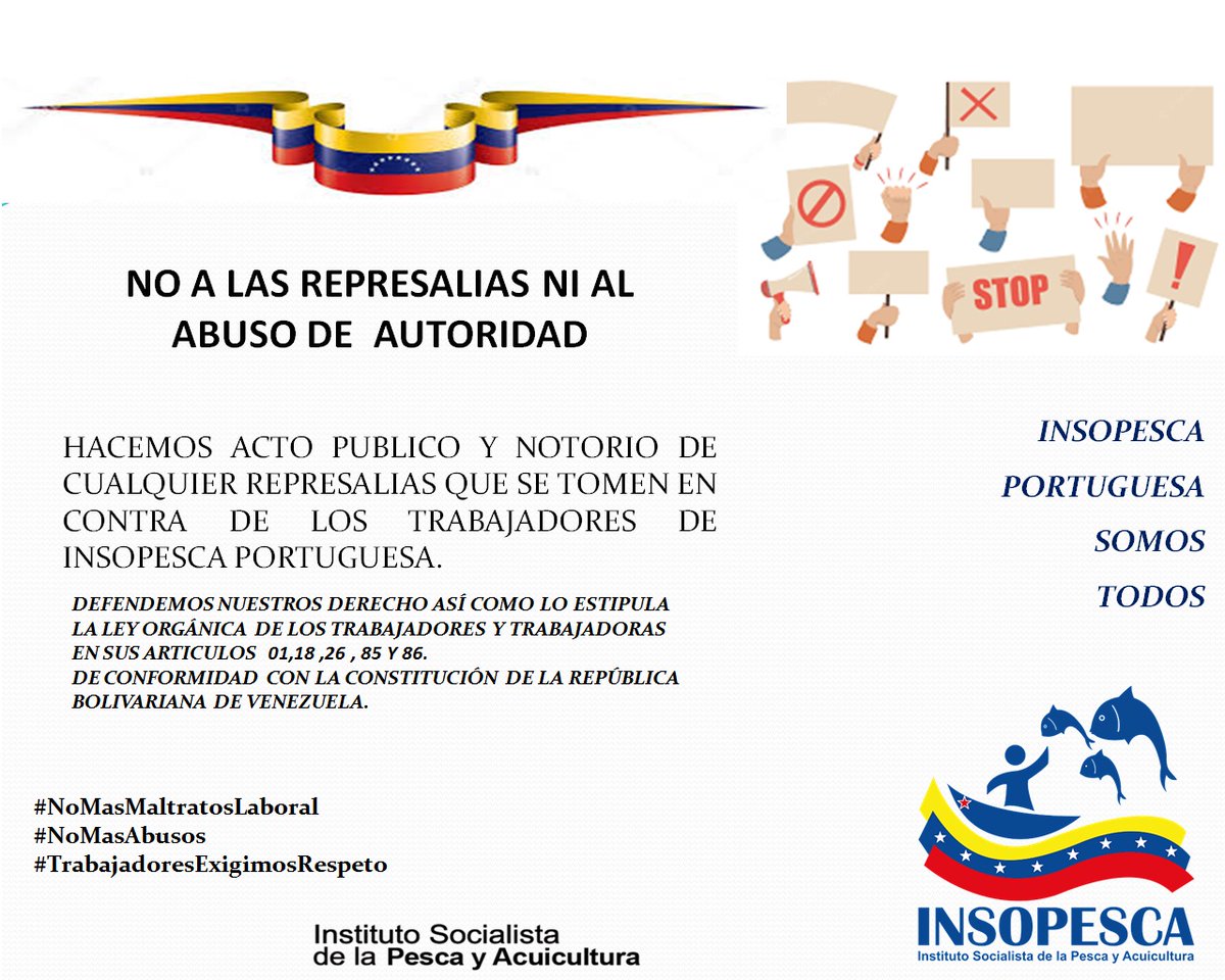 garces17pedro's tweet photo. Camarada @Jcloyo su director Richard Carrero quien es la máxima autoridad del @Minpescave2 en el estado Portuguesa, oculta información de la situación que pasa con @Insopesca y sus servidores.
#NoMasAbusosAlosTrabajadores

@NicolasMaduro 
@dcabellor 
@jorgetajan1 
@PrimitivoPsuv https://t.co/Bb5REnD73k