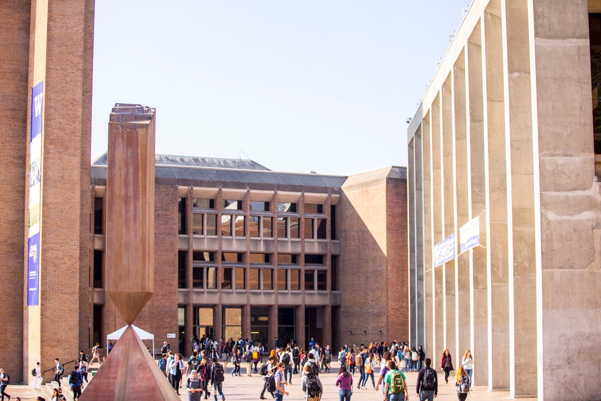 UW's tweet photo. Odegaard library opened in 1972, and the 2022-2023 academic year will mark its 50th anniversary! 📚 How many nights have you spent here? #TBT https://t.co/v16cfCANSR