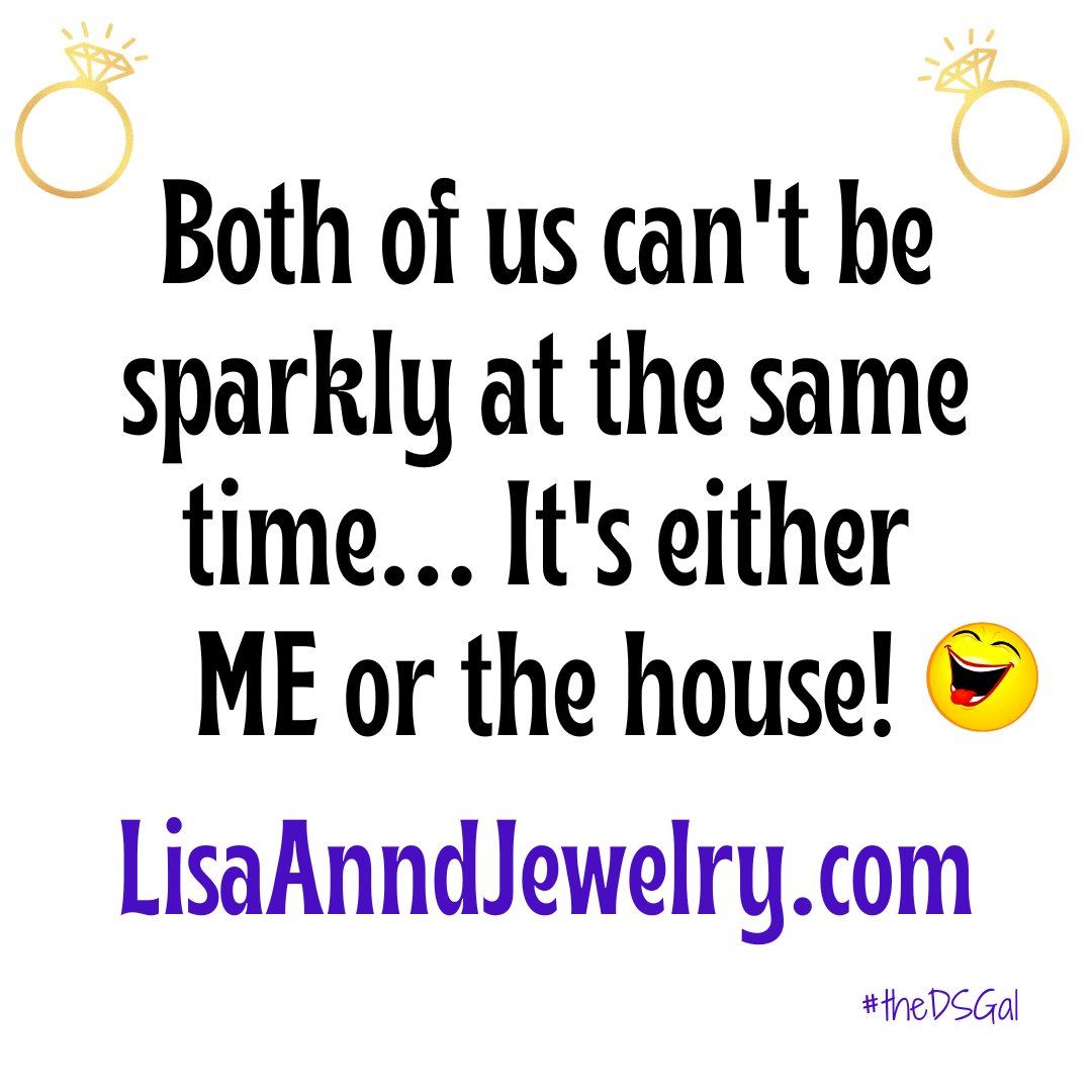 theDSGal's tweet photo. TRUTH!! 🤩💎
You can find some fabulous designs on my website:  https://t.co/KHvn4dXF8I 👀 
#sparkle #sparkleandshine #jewelry #5dollarjewelry #jewelryhumor #jewelryfun #funfor5dollars #Iselljewelry #LisaAnndJewelry #smile #bekind #beagoodneighbor #LisaAnndSocialMedia #theDSGal https://t.co/KlLgqUQY4Y