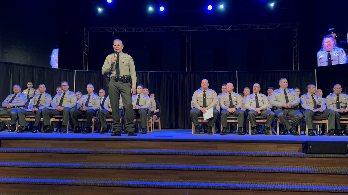 SBCSDkferber's tweet photo. Congratulations to the 36 department members who were promoted today. Three from the Specialized Enforcement Division. Keep up the great work! https://t.co/ZMjzkI6SrH