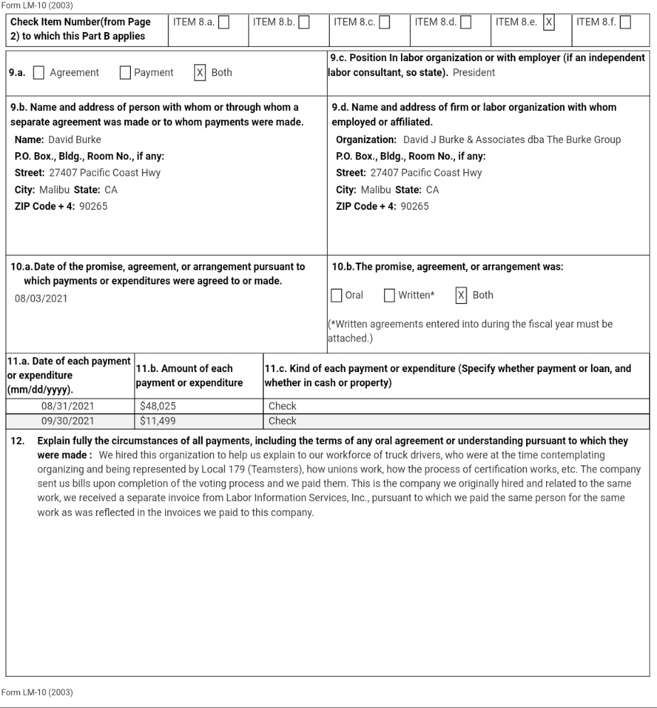 Union Busting Tracker (OLMS Tracker) tweet media