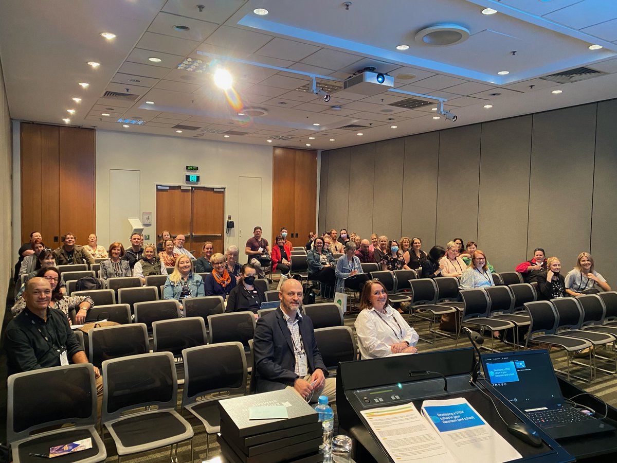 NatEduSummit's tweet photo. What a start to the #STEM Across the Curriculum Conference at @NatEduSummit
Delegates have heard tips for Developing a #STEMCulture from Fi Morrison @stemedmagazine & about Developing #SpatialReasoning Abilities in 3D from Mandi @MakersEmpire #NES2O22 #STEMED #aussied https://t.co/TbpllxHH3K