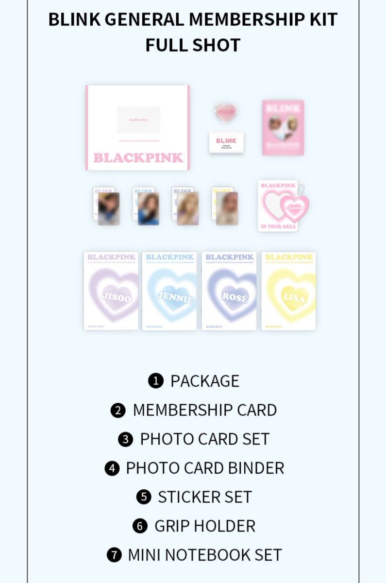 #SquaredShoppeGO
[ wts lfb phgo help rt ]

BLACKPINK Weverse BLINK Premium / General Membership Kit Purchasing Assistance 

Price + LSF
-membership only: Php1,100
-general kit: Php1,380
-premium kit: Php2,850

-DOO: until oos
-DOP: payo
-Normal ETA

DM TO ORDER.