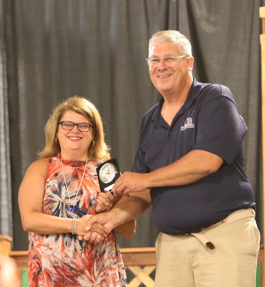 vealt's tweet image. An unforgettable evening that took me by surprise as I was honored with the Special Clover award by the McLean County Farm Bureau. The Special Clover award honors an Extension or fair staff member for outstanding service to 4-H and the Fair. I am humbled and honored.