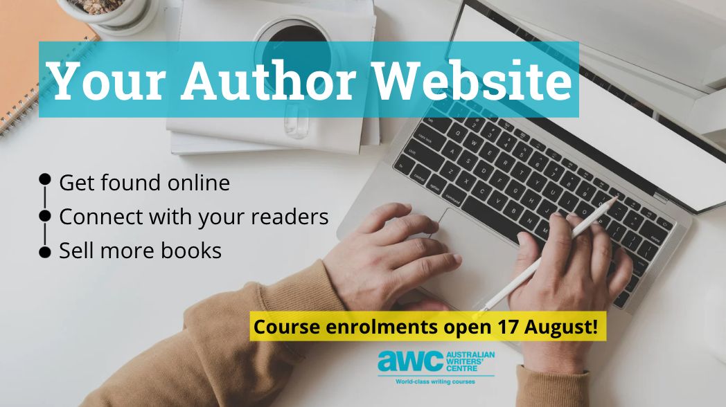 WritersCentreAU's tweet photo. A website is essential long before your book is even published. Our new course by @FreshWebDesign1 will provide you with everything you need to know to ensure you create the best possible one.

Register your interest so we can notify you when it launches: https://t.co/1EO0L3wNHn https://t.co/AZAo2CSIYG