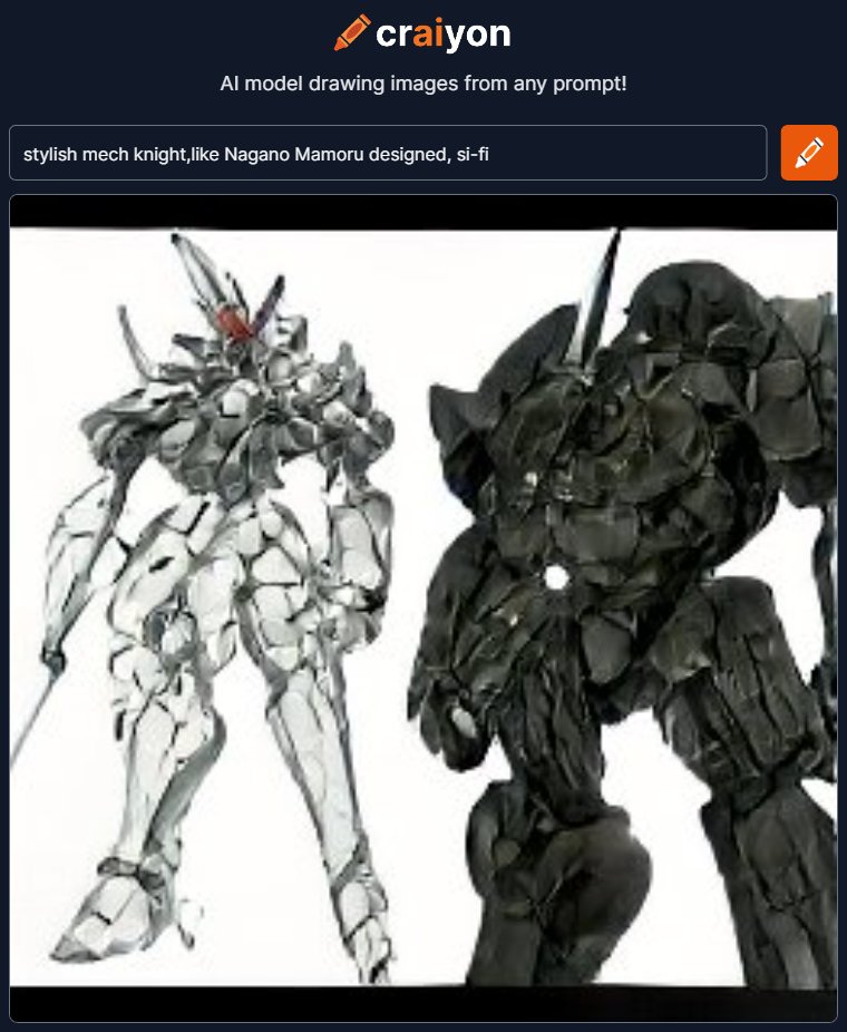 crayon、ライバルメカまでセットで出力してきた… 