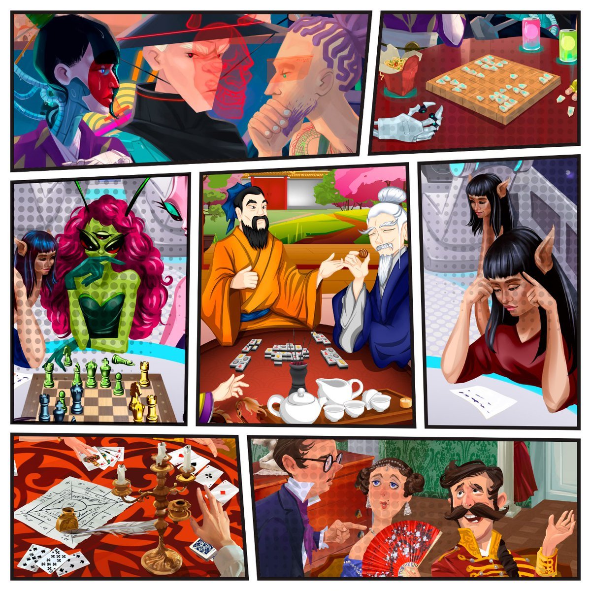 DigitalArtsBlog's tweet photo. @CryptoGemsCom ✨The jaw-dropping arts
are created by professional artists.

✨The fascinating story 
is by a professional writer.

😻 What you are welcome to do is
to collect the whole story from the pieces.
👉 Will you? https://t.co/3d7Kjj1Jqp