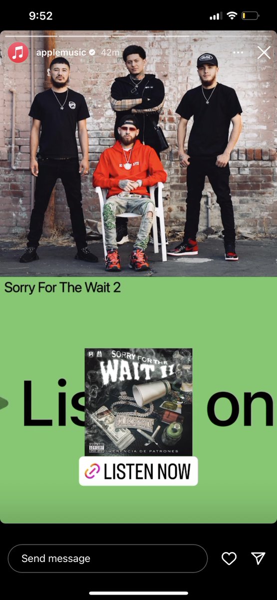 JivenchyFilmzzz's tweet photo. Got my photo featured on @AppleMusic tonight ๐๐ผ๐ธ go slap that #sorryforthewait2 https://t.co/kdenuEkwOo