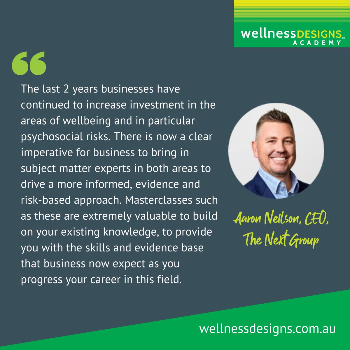 wellnessdesigns's tweet photo. With SafeWork Australia releasing its national model WHS Code of Practice Managing Psychosocial Hazards at work this week our upcoming Masterclass 'An Integrated Approach to Mental Health at Work' 16th Aug with Dr Angela Martin couldn't be better timing! https://t.co/7k4xUs0CwG https://t.co/lubuwRpNMX