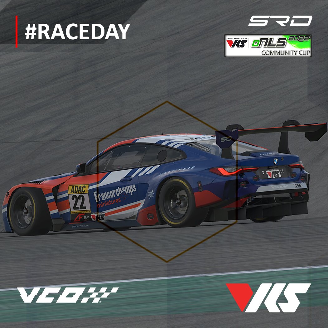 +++ VRS | DNLS Community Cup +++
🏁IT’S RACEDAY 🏁 Round 04 🏁

🎬 Livestream
Facebook: facebook.com/simracingdeuts…
Twitch: twitch.tv/simracingdeuts…
YouTube: youtu.be/2Vjfh5y9uKM

➡Infos: simracing-deutschland.de

Keep Simracing