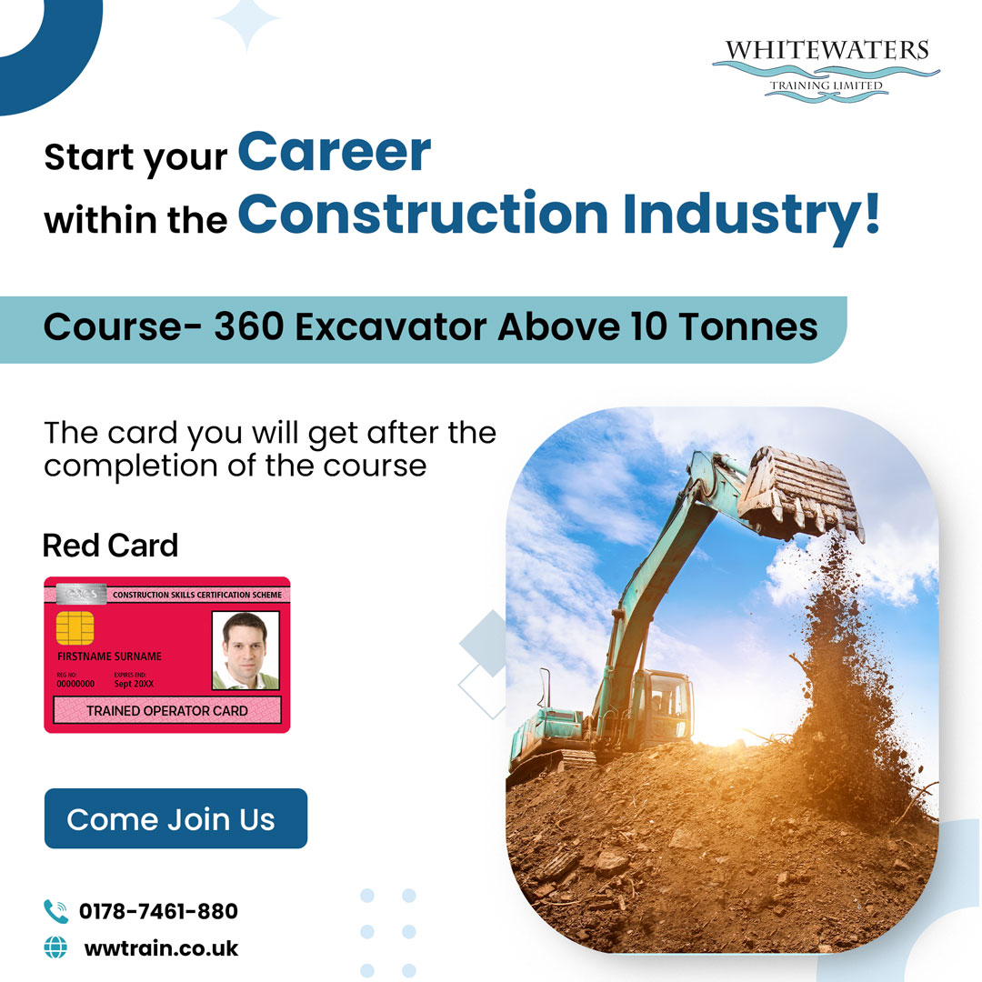 whitewaterstrai's tweet photo. We gives you the opportunity to excavate differing types of excavations in various types of ground.
Enroll for 360 Excavator Above 10 Tonnes course. For more information give us a call on 01277899815 or visit here for more https://t.co/65BHB9AUsK https://t.co/S1rLs71B8l