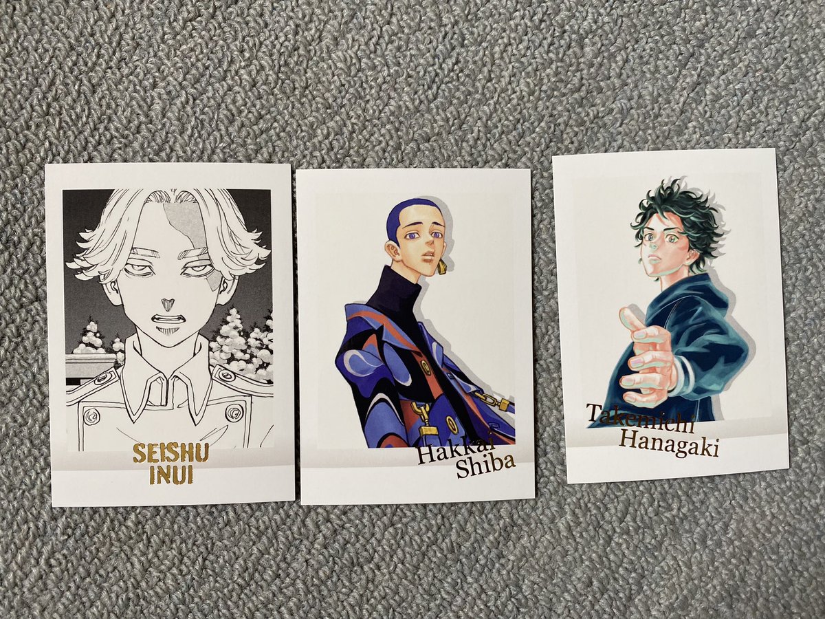t0625ts's tweet photo. 【交換】
東京リベンジャーズ 東リべ
原画展 各種グッズ交換お願いします。

譲：画像参照

求：場地、松野関連
可能な限り同じグッズ同士の交換希望です。(色紙なら色紙等)

郵送での交換希望です。詳細はご相談とさせてください。 https://t.co/MXd8wYPmDF