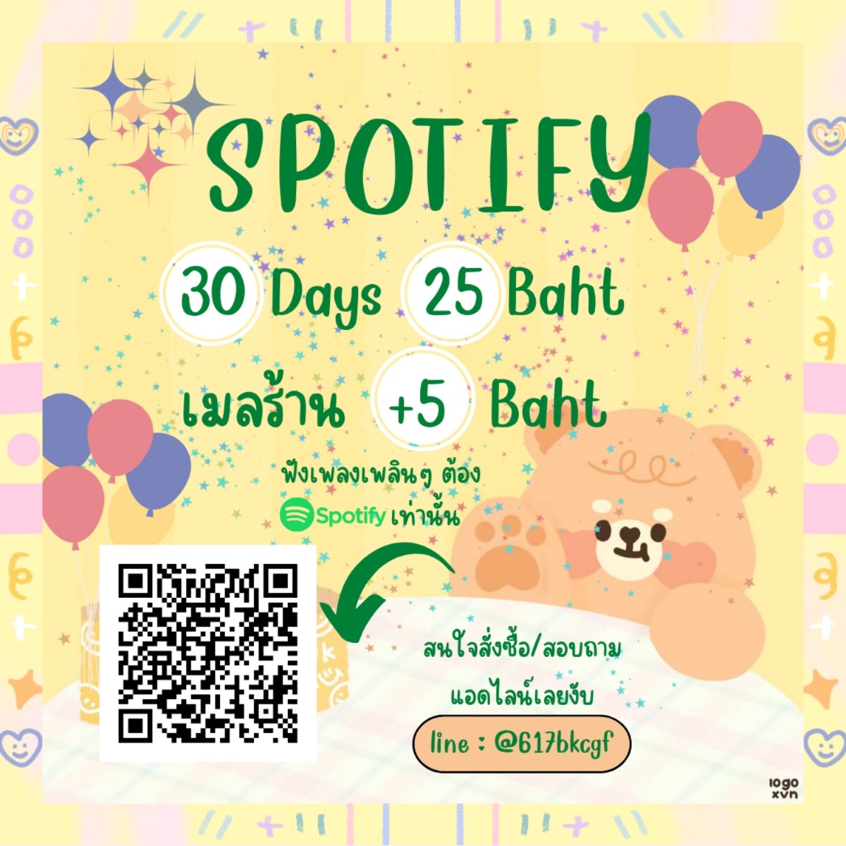 KlinWini's tweet photo. 💚🎵𓂃 Spotify Premium 📻⋆｡˚ 
ฟังเพลงได้ทุกที่ ทุกเวลา ไม่มีสะดุด ไม่มีโฆษณาคั่น🧤💖 สร้าง playlist ได้ไม่จำกัด อยากกดข้ามกี่เพลงก็ทำได้ ใช้งานได้ลื่นๆเพลินๆ แอคไทยแท้ ต้อง Spotify Premium ร้านเราเท่านั้น
#Spotifyพรีเมี่ยม #SpotifyPremium #หารspotifypremium https://t.co/pNT88KFtnw