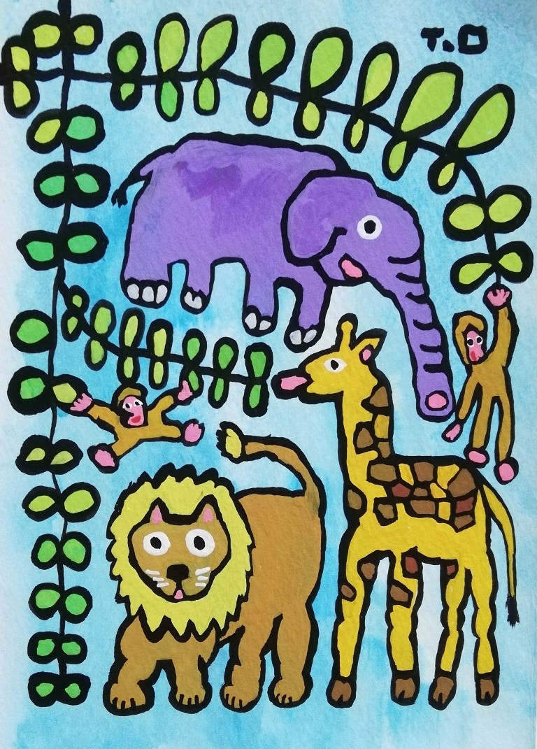 ミスターt O T Co Pse32smfu4 ミンネで動物園を販売始めます 宜しくお願い致します アート Art 水彩画 絵 ハンドメイド 抽象画 芸術 ミンネで販売中 Minneで販売中 ミンネ Minne プラバン バッチ キーホルダー Drawing アクリル