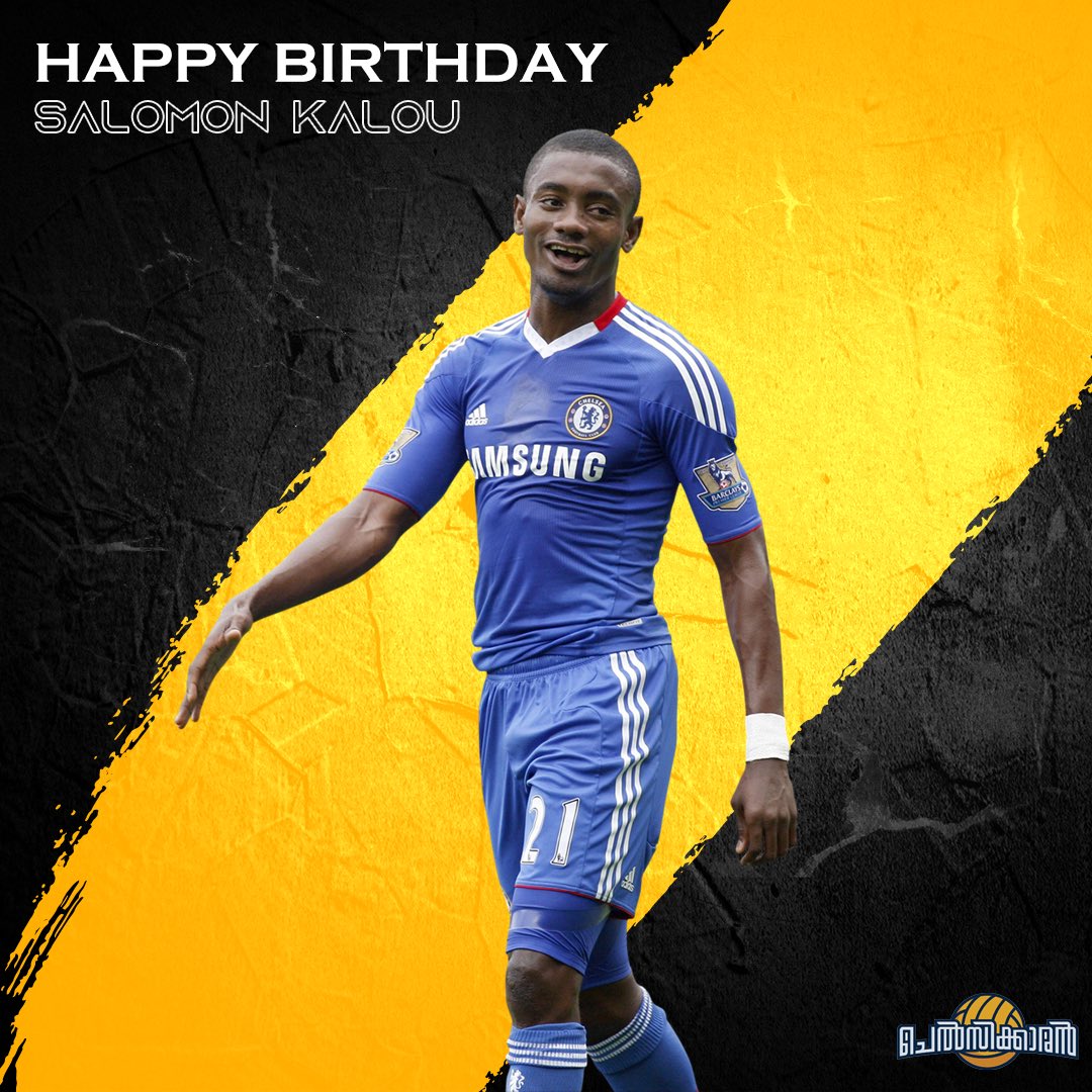 Happy 37th birthday to former Chelsea forward Salomon Kalou Have a great one     