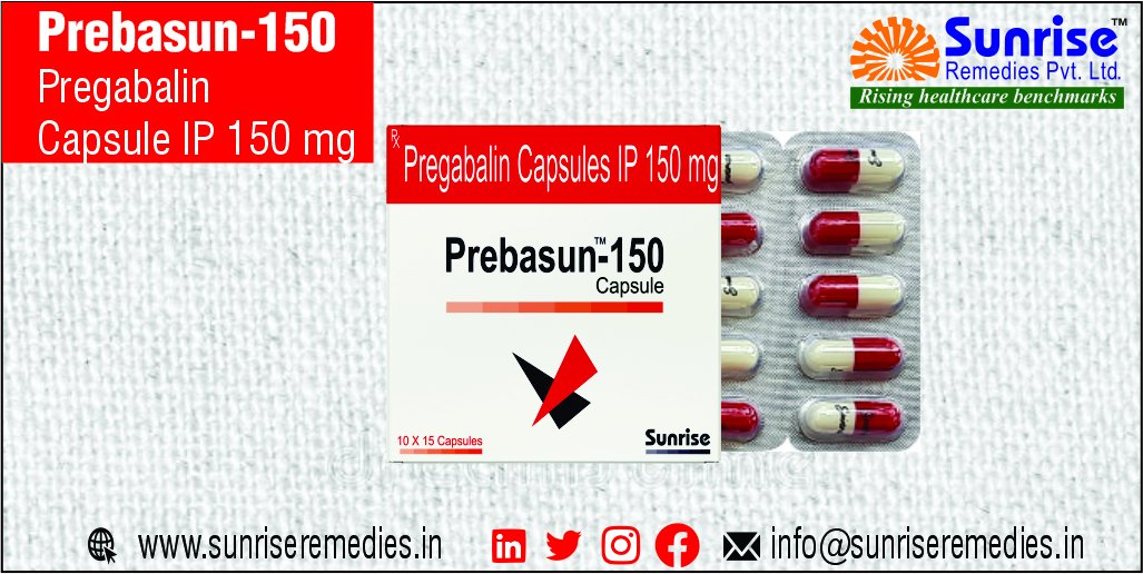 sunriserem's tweet photo. Prebasun Generic #Pregabalin Capsules Manufacturer and Exporter from Sunrise Remedies Pvt. Ltd.

Read more: https://t.co/vNjVutVjgq

#Prebasun #Pregabalincapsules #PrebasunCapsules #Pharmaceutical #Manufacturer #Manufacturing #Export #Nutraceuticals #Ayurvedic #Herbal #Cosmetics https://t.co/OHXdKaXIpe