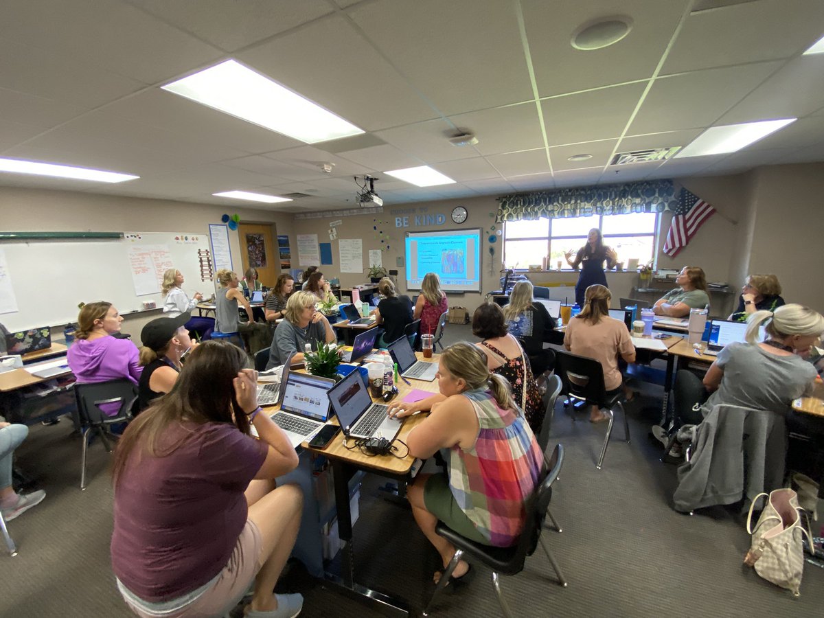 EMcD_WI's tweet photo. Great day of literacy professional development for our Castle Rock teachers! Getting ready for the 2022-23 school year!! https://t.co/JZZggw9Aen